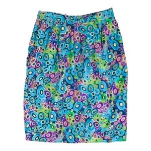 Pat Argent Vintage Pleated Silk Skirt‎ L